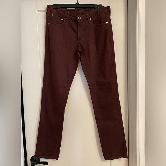 Adriano Goldschmied ‘The Stilt’ Cigarette Leg’. Gorgeous Maroon Colour. - Picture 3 of 11